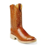 L5006 Women's Justin Tan Smooth Ostrich Cowboy Boot
